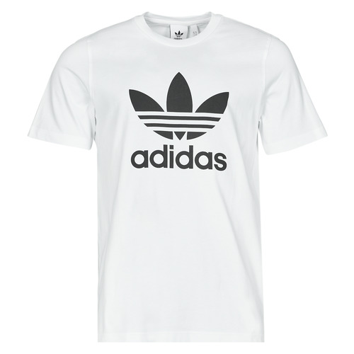 adidas TREFOIL T-SHIRT Blanco - Envío | Spartoo.es ! - textil Camisetas manga Hombre 21,00 €