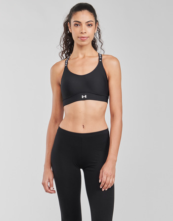 textil Mujer Sujetador deportivo  Under Armour INFINITY COVERED MID Negro / Blanco