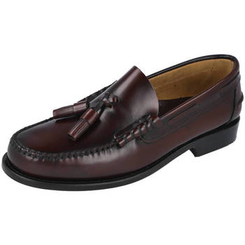 Zapatos Hombre Derbie & Richelieu L&R Shoes MDE3270.2 Burdeo