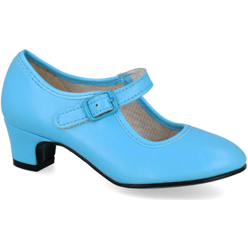 Zapatos Niña Bailarinas-manoletinas L&R Shoes LR80 Azul