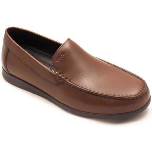 Zapatos Hombre Mocasín Geox SILE 2 FIT A Beige