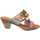 Zapatos Mujer Zuecos (Mules) Laura Vita Becttinoo 91 Marrón