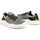 Zapatos Hombre Deportivas Moda Shone 155-001 Grey/Gold Gris