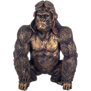 Casa Figuras decorativas Signes Grimalt Orangután Con Gafas Oro