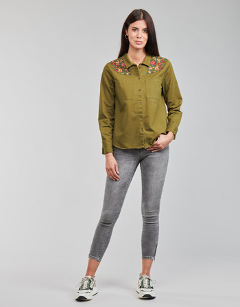 textil Mujer Vaqueros slim Noisy May NMKIMMY Gris