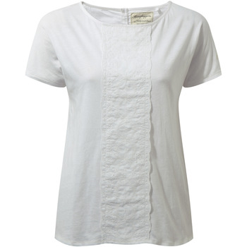 textil Mujer Camisetas manga corta Craghoppers  Blanco