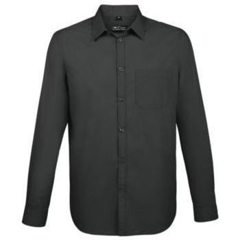 textil Hombre Camisas manga larga Sols BALTIMORE FIT NEGRO Negro