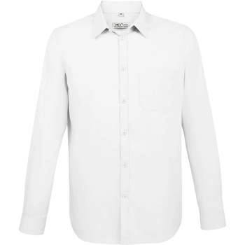 textil Hombre Camisas manga larga Sols BALTIMORE FIT BLANCO Blanco