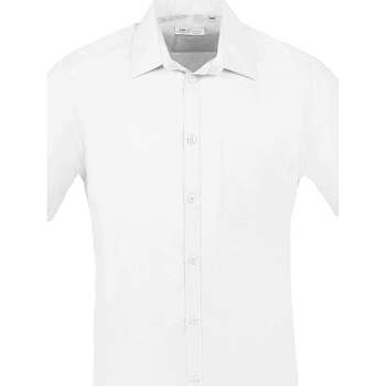 textil Hombre Camisas manga larga Sols BRISTOL FIT Blanco Blanco