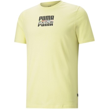 textil Hombre Camisetas manga corta Puma 587768-40 Amarillo