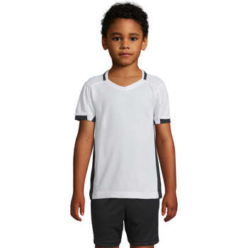 textil Niños Camisetas manga corta Sols CLASSICO KIDS Blanco Negro Blanco