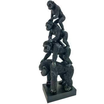 Casa Figuras decorativas Signes Grimalt Monos Negro