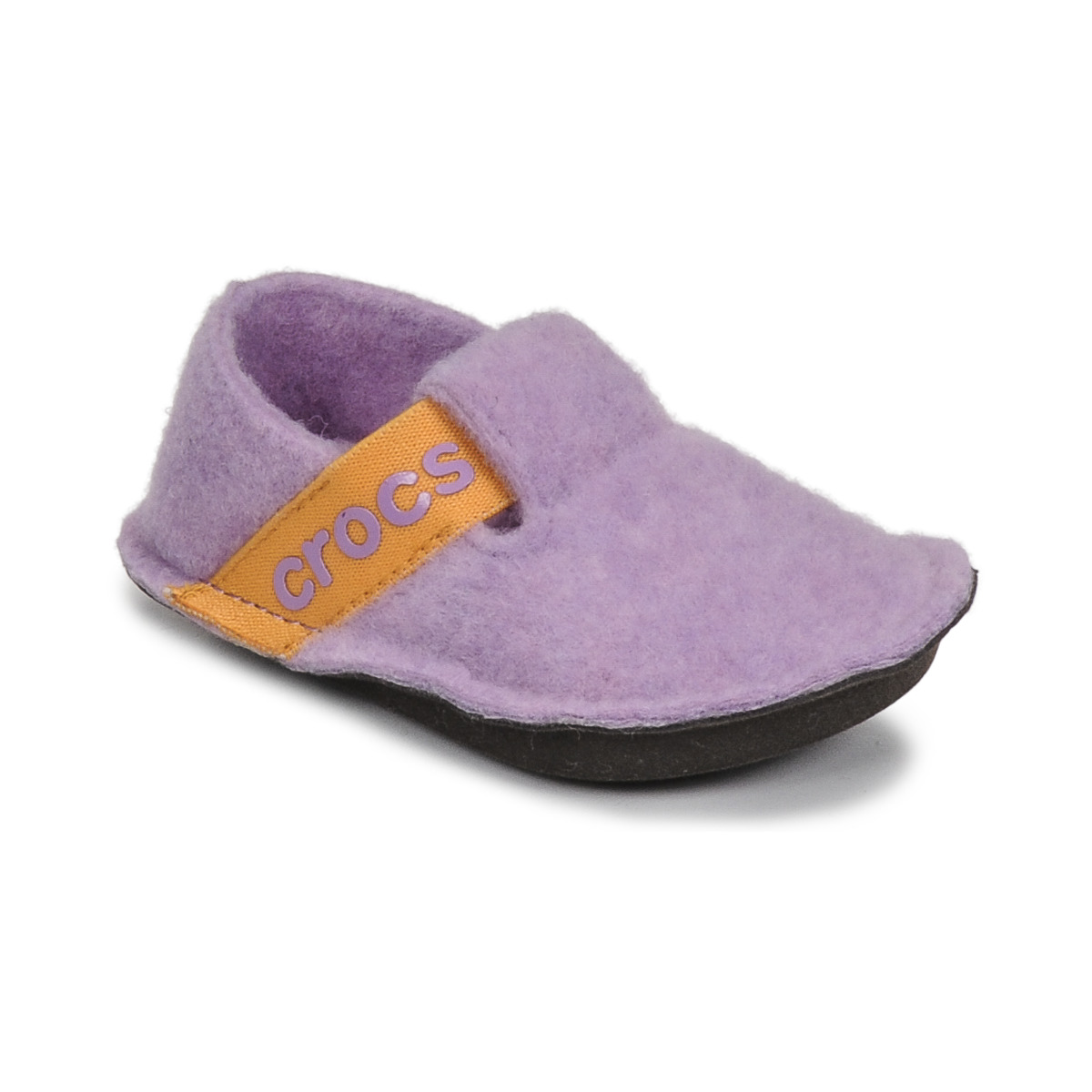 Zapatos Niños Pantuflas Crocs CLASSIC SLIPPER K Violeta / Amarillo