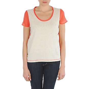 textil Mujer Camisetas manga corta Eleven Paris EDMEE Beige / Naranja