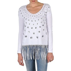 textil Mujer Camisetas manga larga Manoush TUNIQUE LIANE Blanco