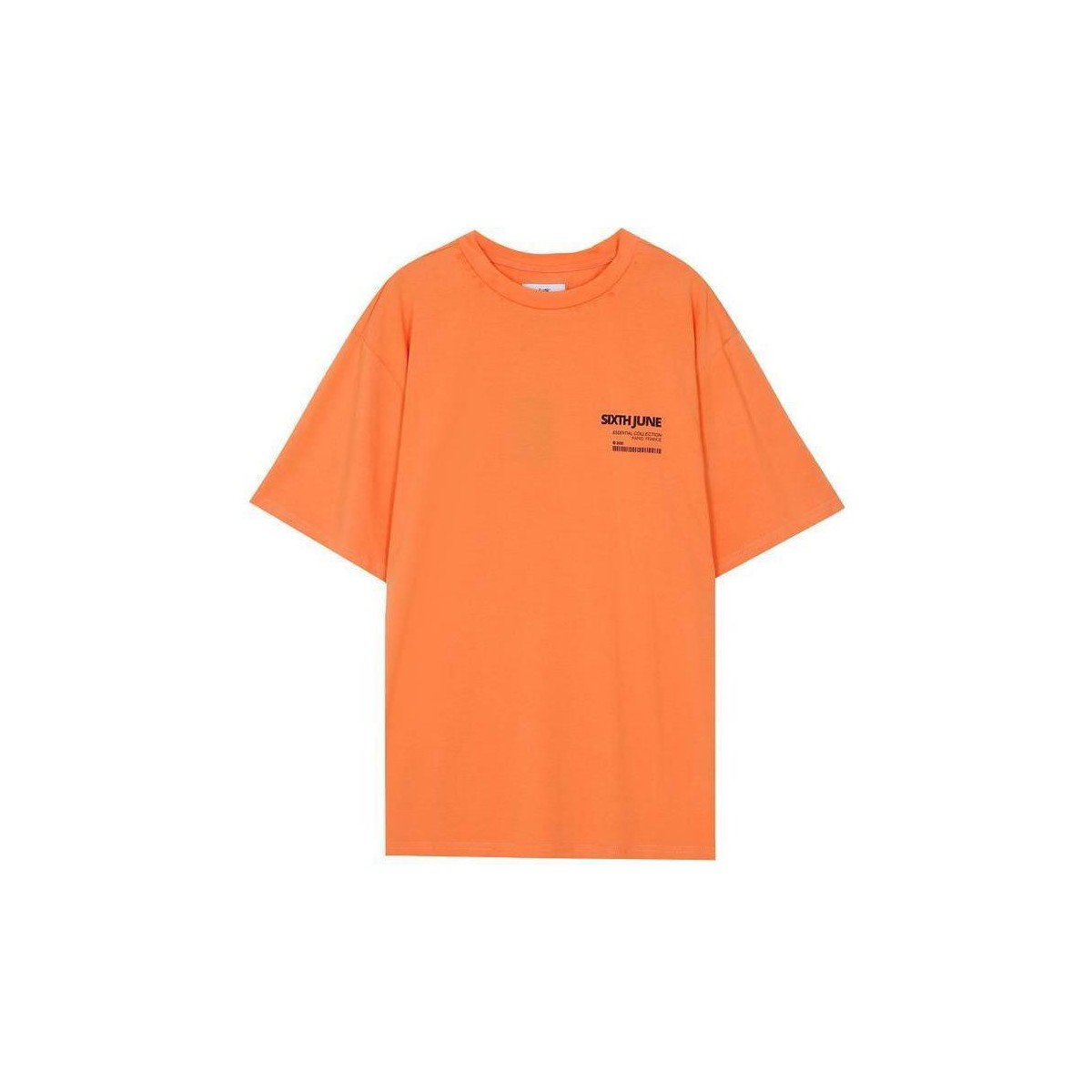 textil Hombre Camisetas manga corta Sixth June T-shirt  barcode Naranja
