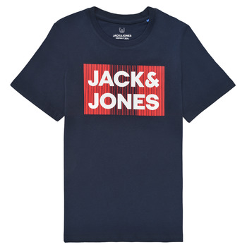 textil Niño Camisetas manga corta Jack & Jones JJECORP LOGO TEE SS Marino