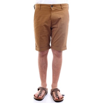 textil Hombre Shorts / Bermudas History Lab 21P716 Pantalones cortos hombre cuero Marrón