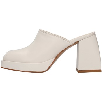 Zapatos Mujer Zuecos (Clogs) Violet NODA02 Blanco