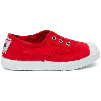 Zapatos Niños Deportivas Moda Cienta Chaussures en toiles  Tintado Rojo