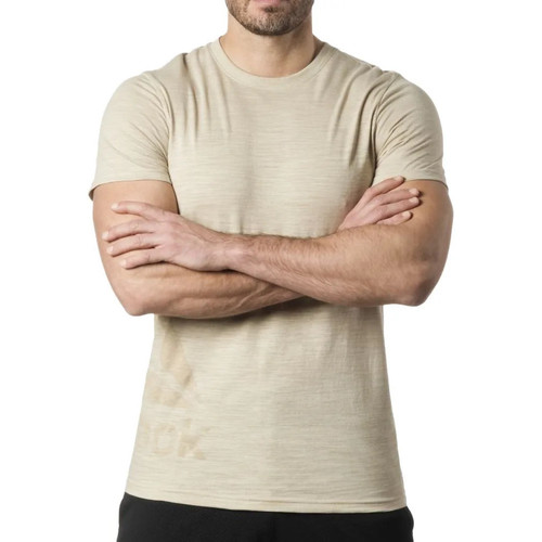 textil Hombre Tops y Camisetas Reebok Sport  Beige