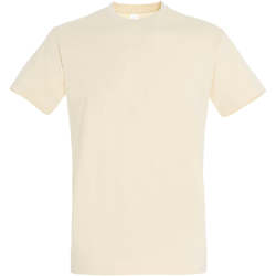 textil Mujer Camisetas manga corta Sols IMPERIAL camiseta color Crema Beige