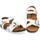 Zapatos Niña Sandalias L&R Shoes KM5027 Blanco