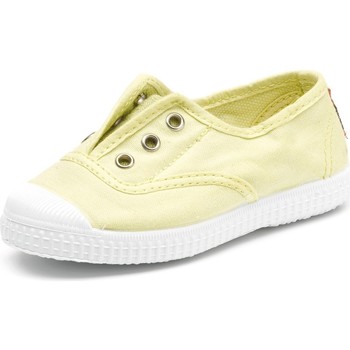 Zapatos Niños Deportivas Moda Cienta Chaussures en toiles  Tintado Amarillo