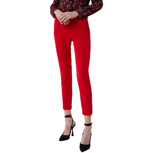 textil Mujer Pantalones Liu Jo WA1022T7896 Rojo