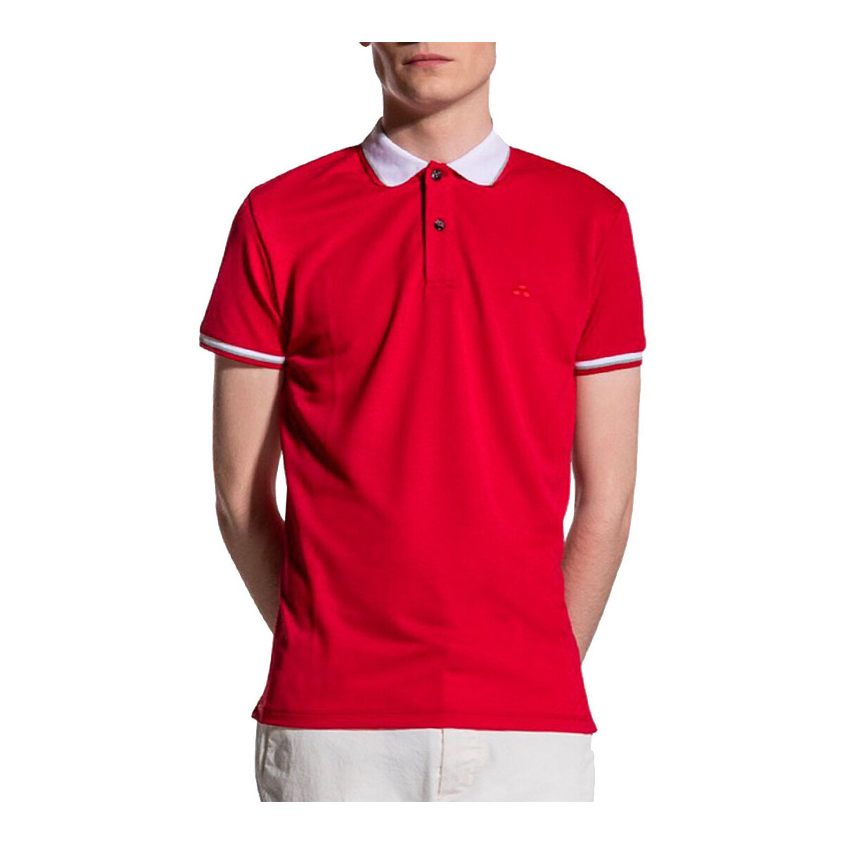 textil Hombre Tops y Camisetas Peuterey PEU3522TEC Rojo