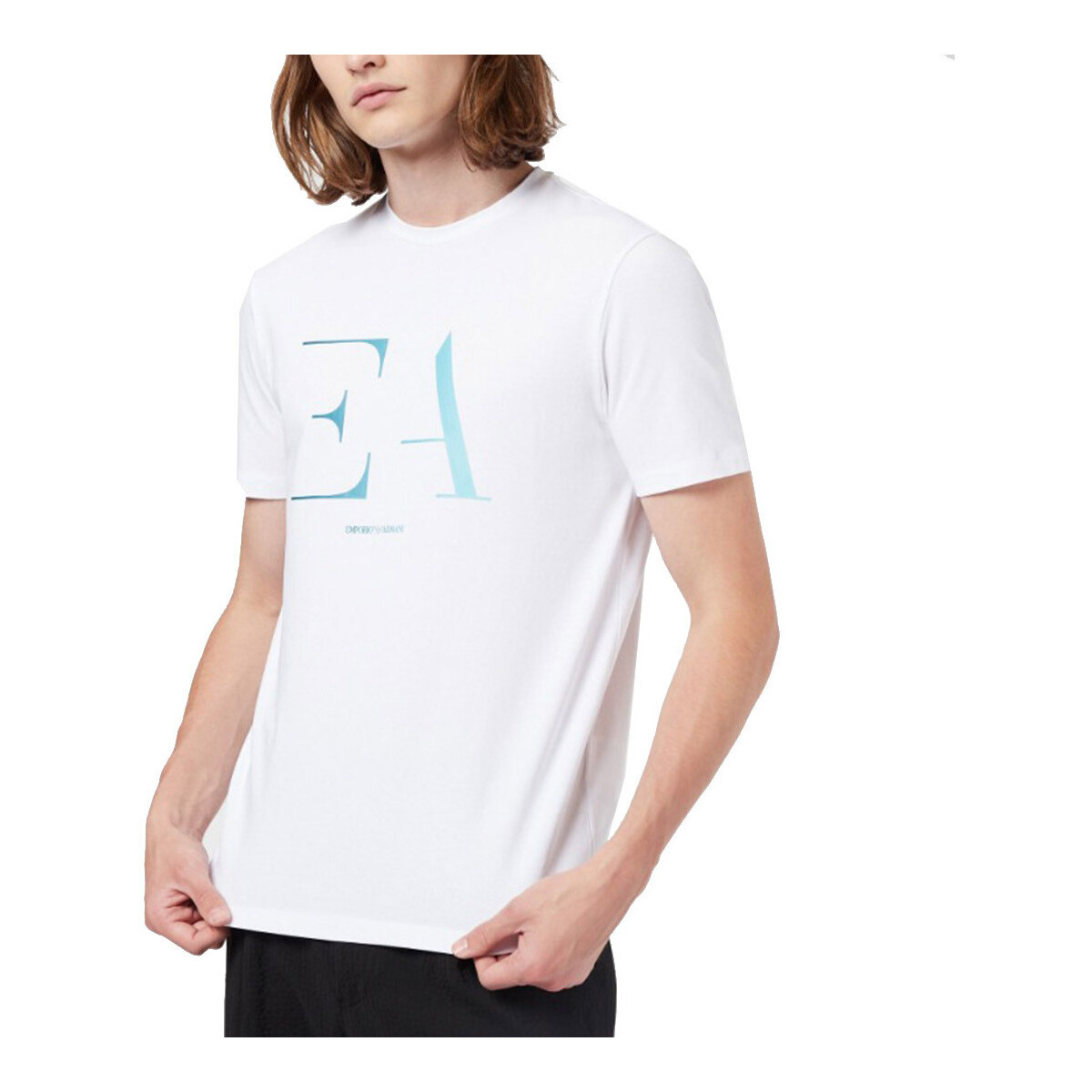 textil Hombre Tops y Camisetas Emporio Armani 3H1TA51J0AZ Blanco