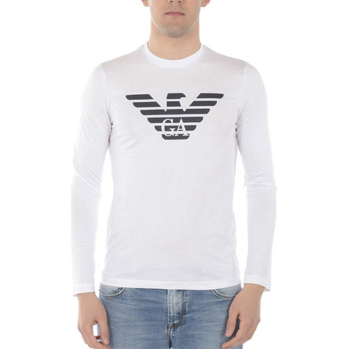 textil Hombre Tops y Camisetas Emporio Armani 8N1T641JNQZ Blanco