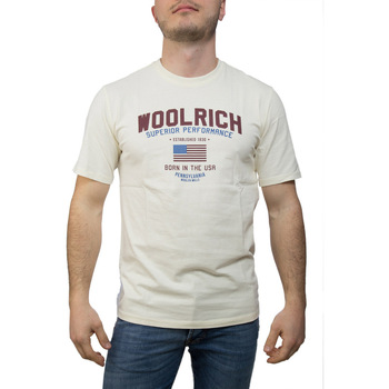 textil Hombre Tops y Camisetas Woolrich 31328-15280 Blanco