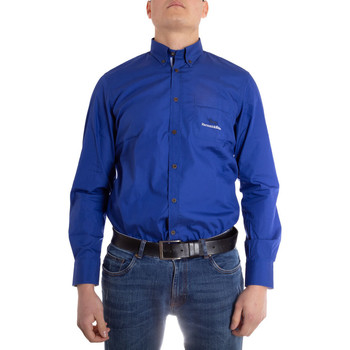 textil Hombre Camisas manga larga Harmont & Blaine CRE608008799M Azul