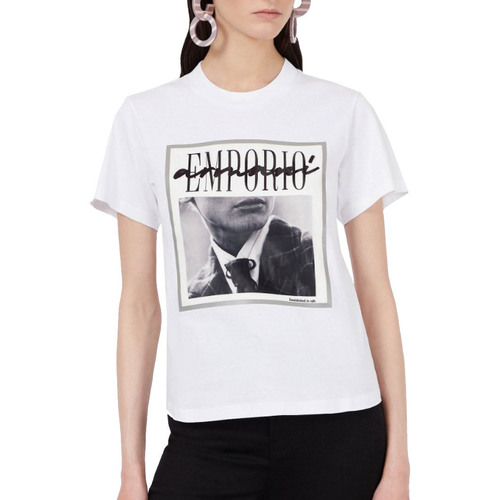 textil Mujer Tops y Camisetas Emporio Armani 3K2T7I2J30Z Blanco