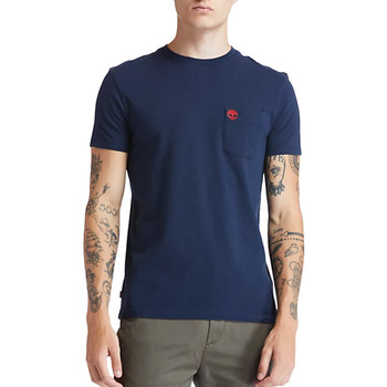 textil Hombre Tops y Camisetas Timberland TB0A2CQY433 Azul