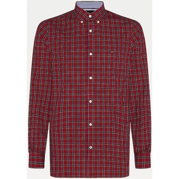textil Hombre Camisas manga larga Tommy Hilfiger MW0MW15052 Rojo