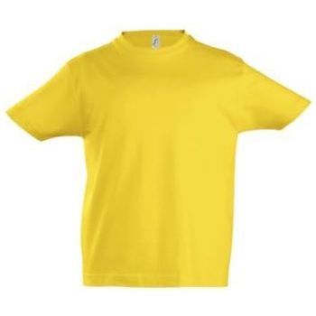 textil Niños Camisetas manga corta Sols Camista infantil color Amarillo Amarillo