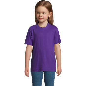 textil Niños Camisetas manga corta Sols Camista infantil color Morado Violeta