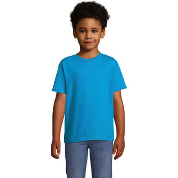 textil Niños Camisetas manga corta Sols Camista infantil color Aqua Azul