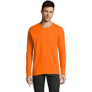 textil Hombre Camisetas manga larga Sols Camiseta manga larga Naranja