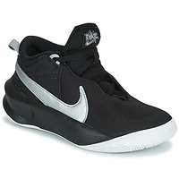 Zapatos Niños Zapatillas altas Nike TEAM HUSTLE D 10 (GS) Negro / Plateado