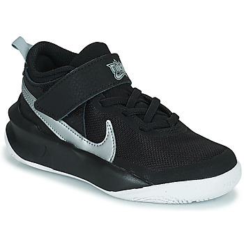 Zapatos Niños Zapatillas altas Nike TEAM HUSTLE D 10 (PS) Negro / Plateado
