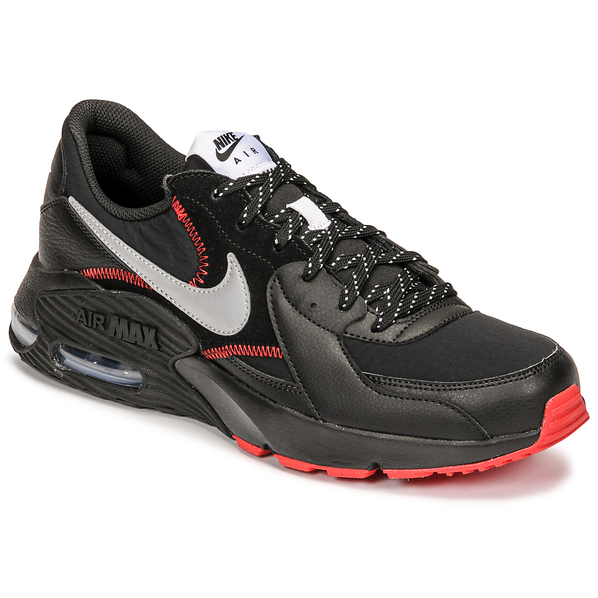 Nike NIKE AIR MAX EXCEE Negro / Rojo - Envío gratis | Spartoo.es ! Zapatos Deportivas bajas Hombre 87,20 €