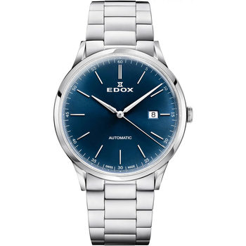 Relojes & Joyas Hombre Relojes analógicos Edox 80106-3M-BUIN, Automatic, 42mm, 5ATM Plata