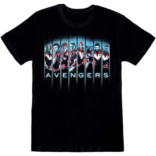 textil Hombre Camisetas manga larga Avengers Endgame PG405 Negro
