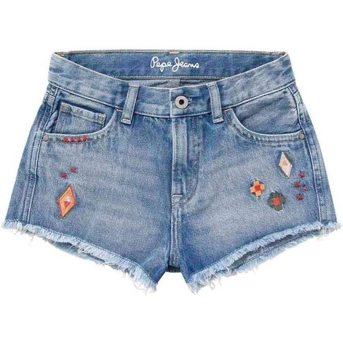 textil Niña Shorts / Bermudas Pepe jeans PG800656 Azul