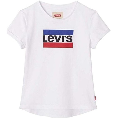 textil Niña Camisetas manga corta Levi's NN10627 Blanco