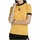 textil Mujer Camisetas manga corta Siksilk SSW-1375 Amarillo