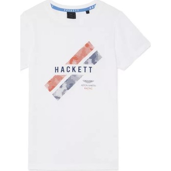 textil Niño Camisetas manga corta Hackett HK500639 Blanco